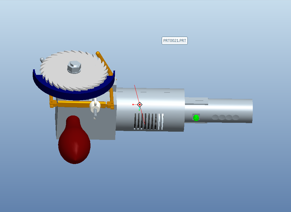D733-便携式电动割胶刀设计[含Proe三维图]