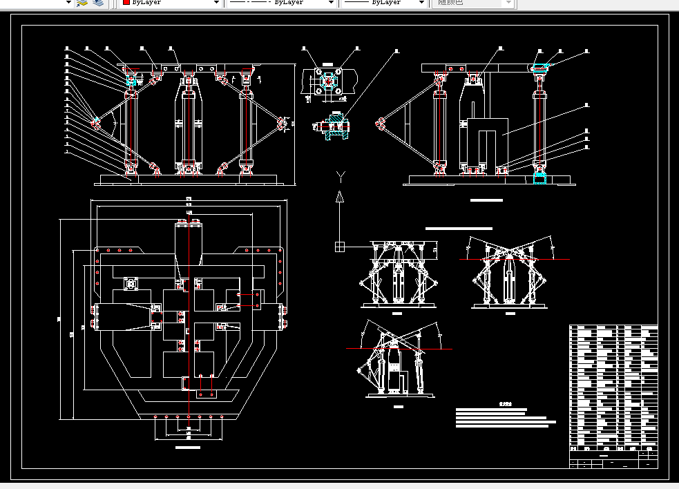 D742-三自由度运动补偿平台的设计和分析