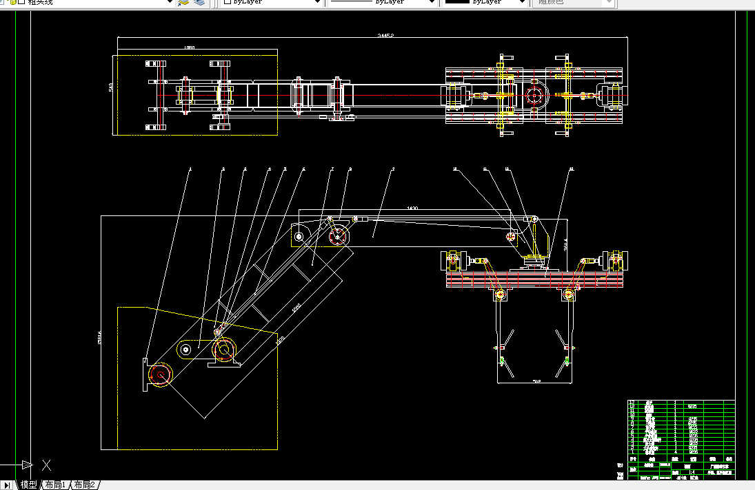 D750-新型智能裹膜机自动上下料机械手设计