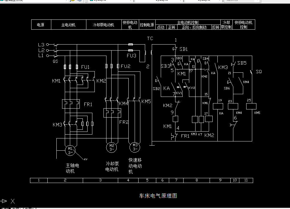 D789-某普通车床的电气原理图的设计分析