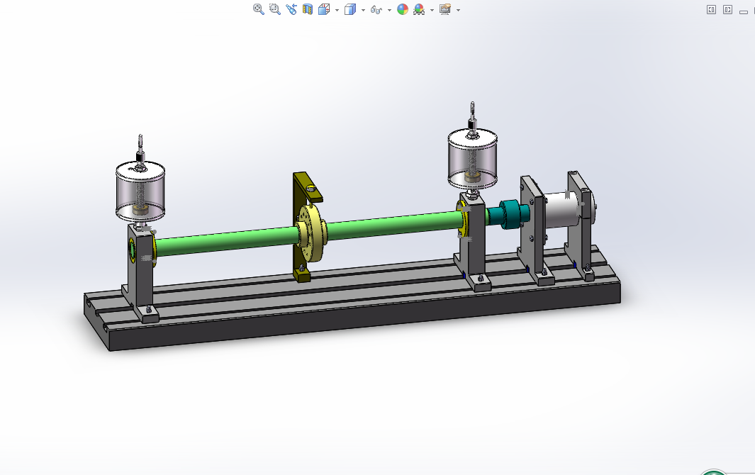 D815-小型轴承转子实验台设计[含SW三维图]