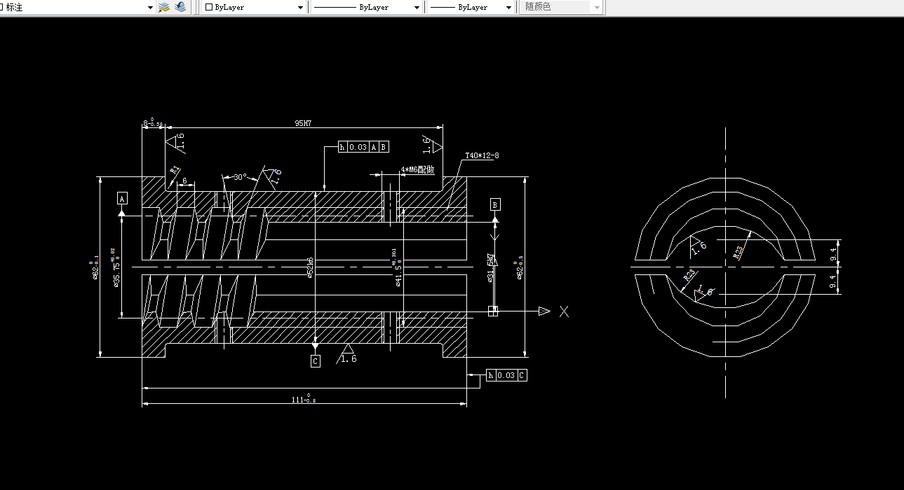 D930-对开螺母零件的工艺规程及钻4-M6螺纹孔夹具设计
