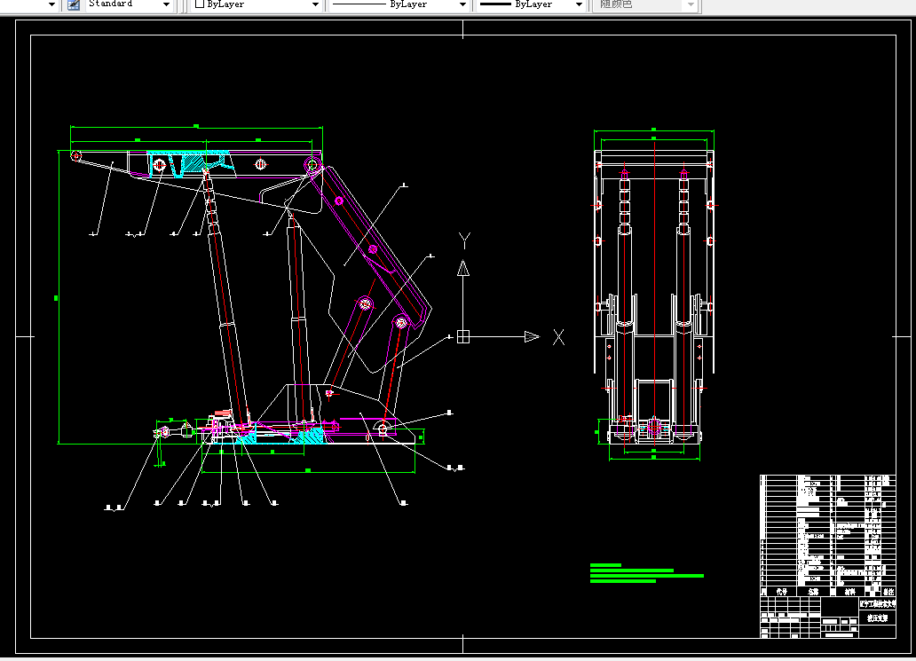 E031-支撑掩护式液压支架总体方案及立柱设计