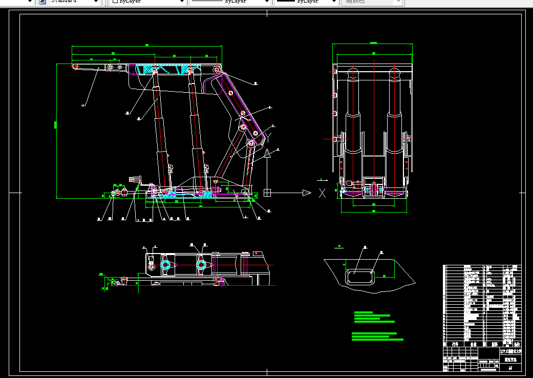 E032-支撑掩护式液压支架总体方案及底座设计