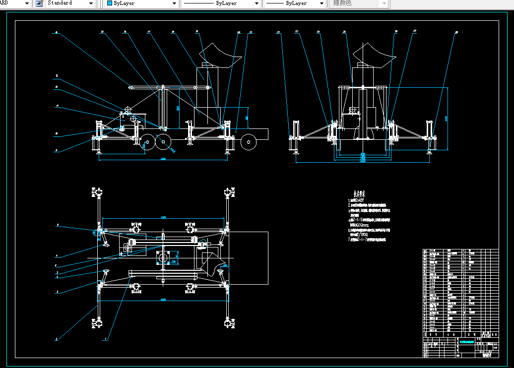 E052-车载机械自动调平机械系统设计与开发
