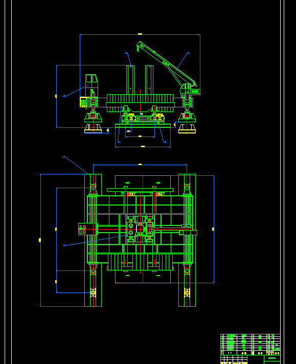 E058-YZY400全液压静力压桩机的横向行走及回转机构设计