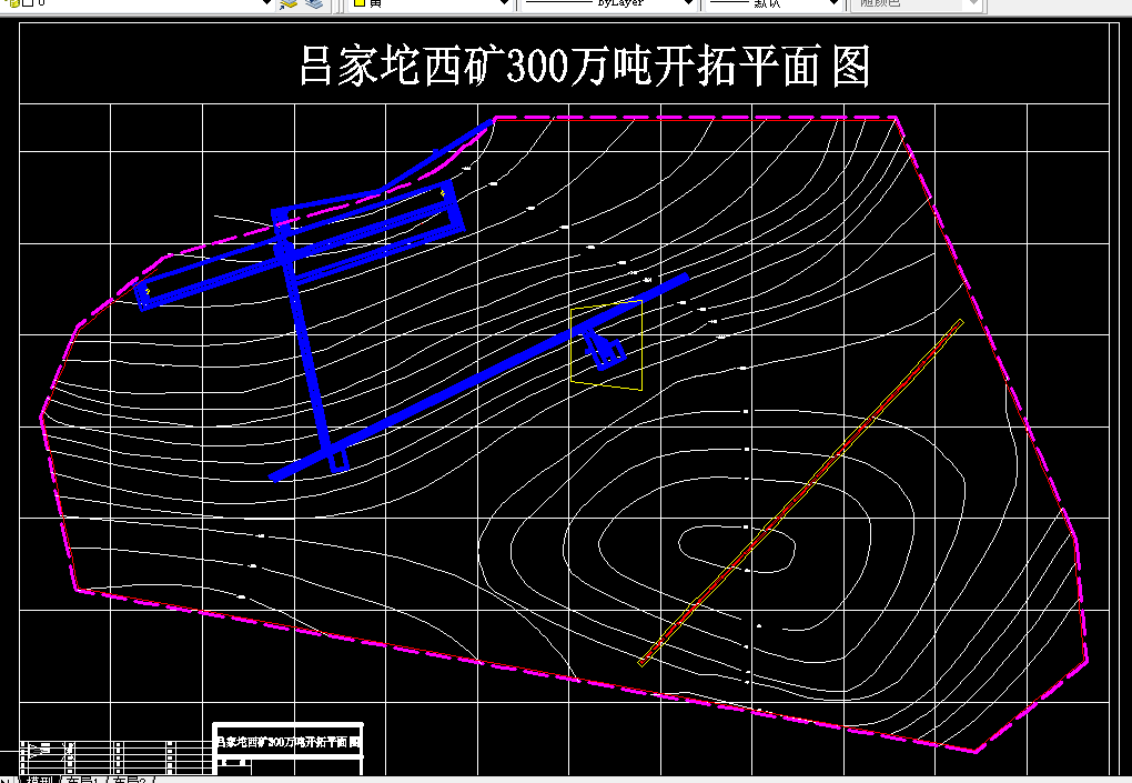 E223-开滦矿务局吕家坨矿300万ta新井设计