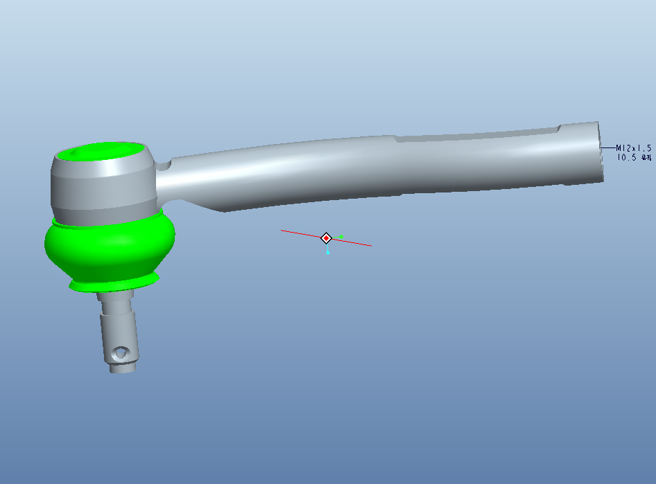 E379-基于ProE的P-EPS外拉杆结构设计[含Proe三维图]