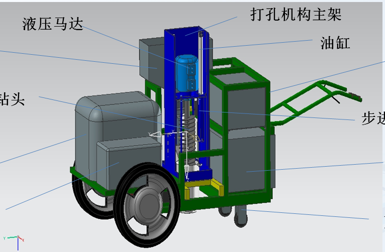 E389-园林常规地打孔施肥一体机的设计[含UG三维图]
