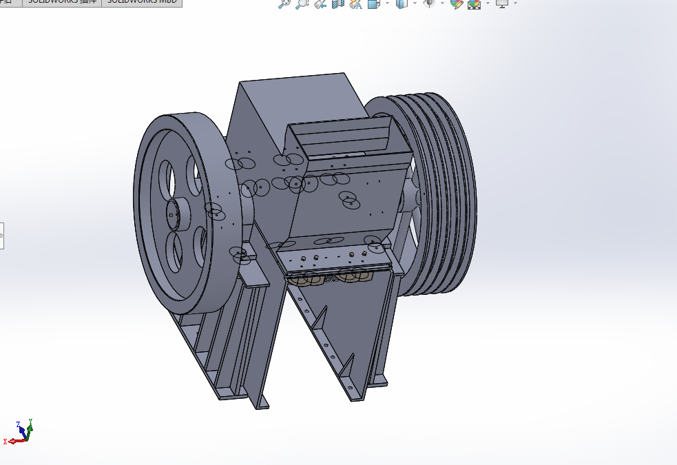 E432-垃圾破碎机的设计[含SW三维图]