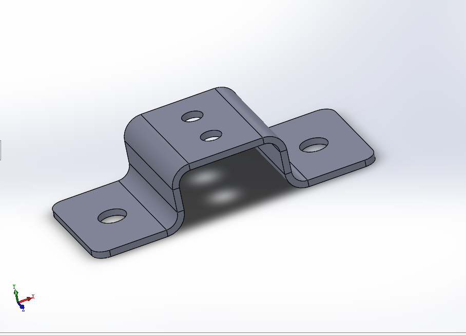E441-带孔弯曲件的冷冲模设计[含SW三维图]
