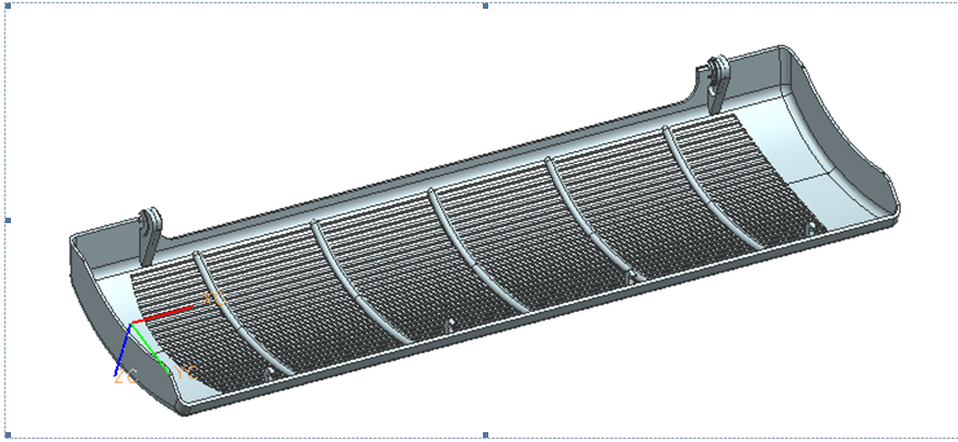 E442-挂式空调前盖的注塑模设计