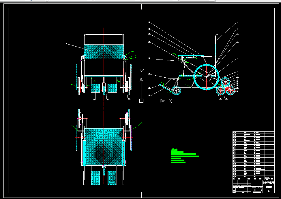 E457-星轮行星轮可爬楼梯式轮椅车设计