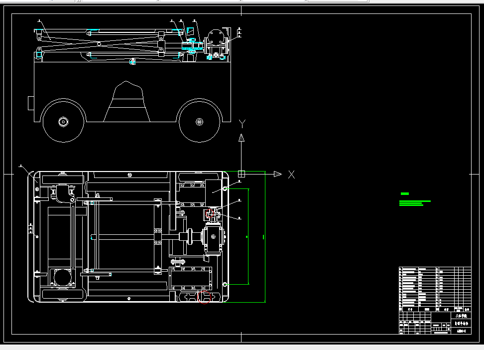 E503-温室收获机器人自动导向车车身设计