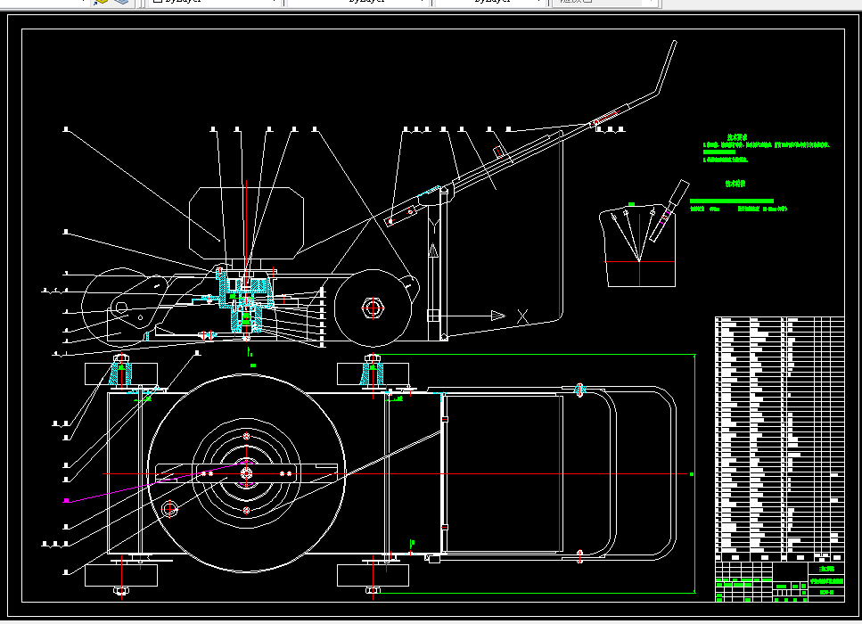 E521-新型手推式割草机设计