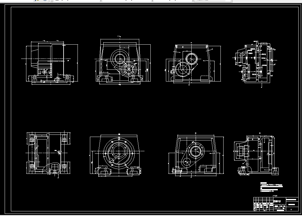 E594-减速电机箱体的机械加工的工艺规程编制及夹具设计