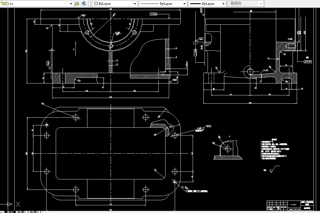 E596-减速机机体机械加工工艺规程及夹具设计