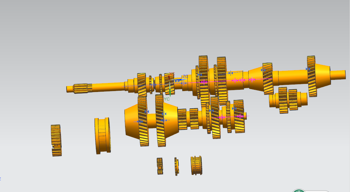 E690-轻型货车变速器设计（5+1挡）[含UG三维图]