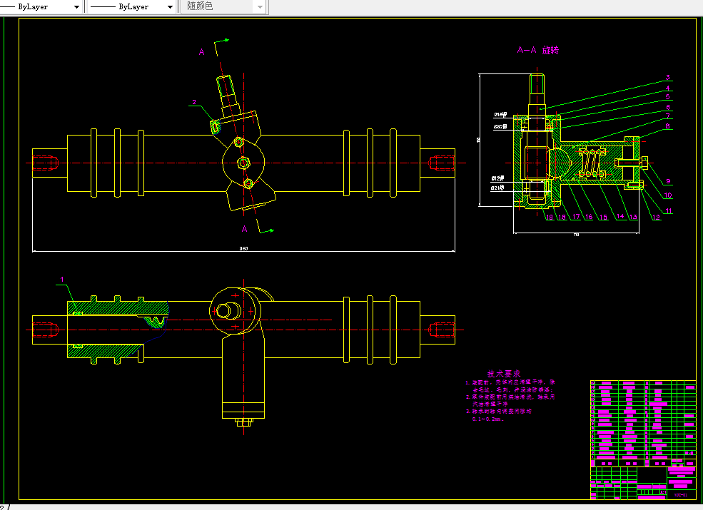 E691-轻型汽车机械齿轮齿条转向器设计