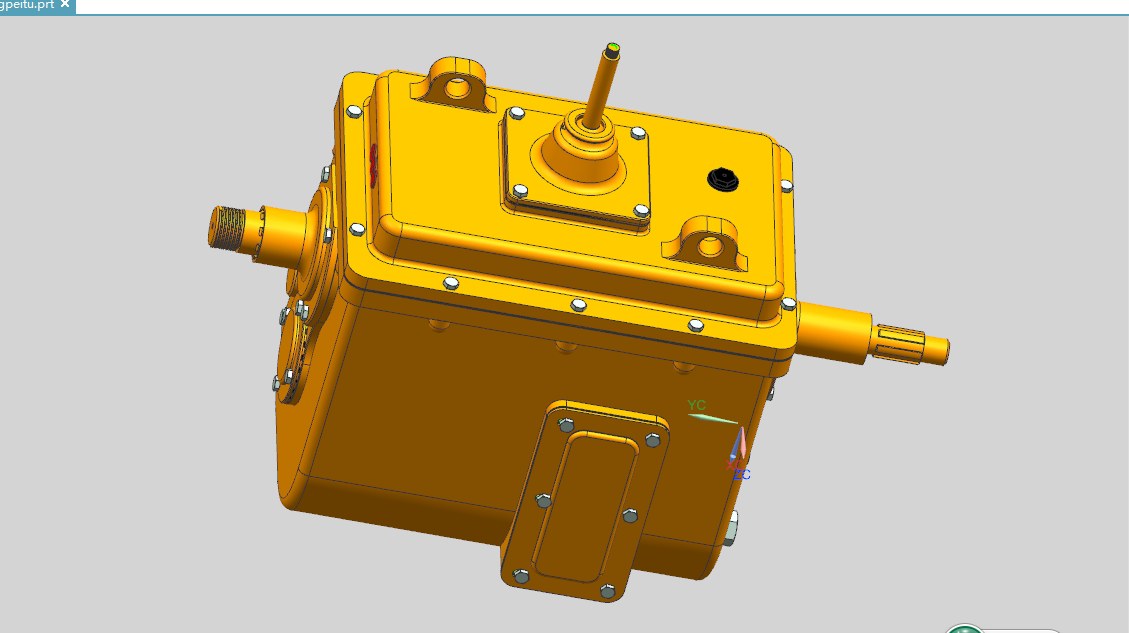 E693-中型载货汽车(5+1)变速器三维设计[含UG三维图]