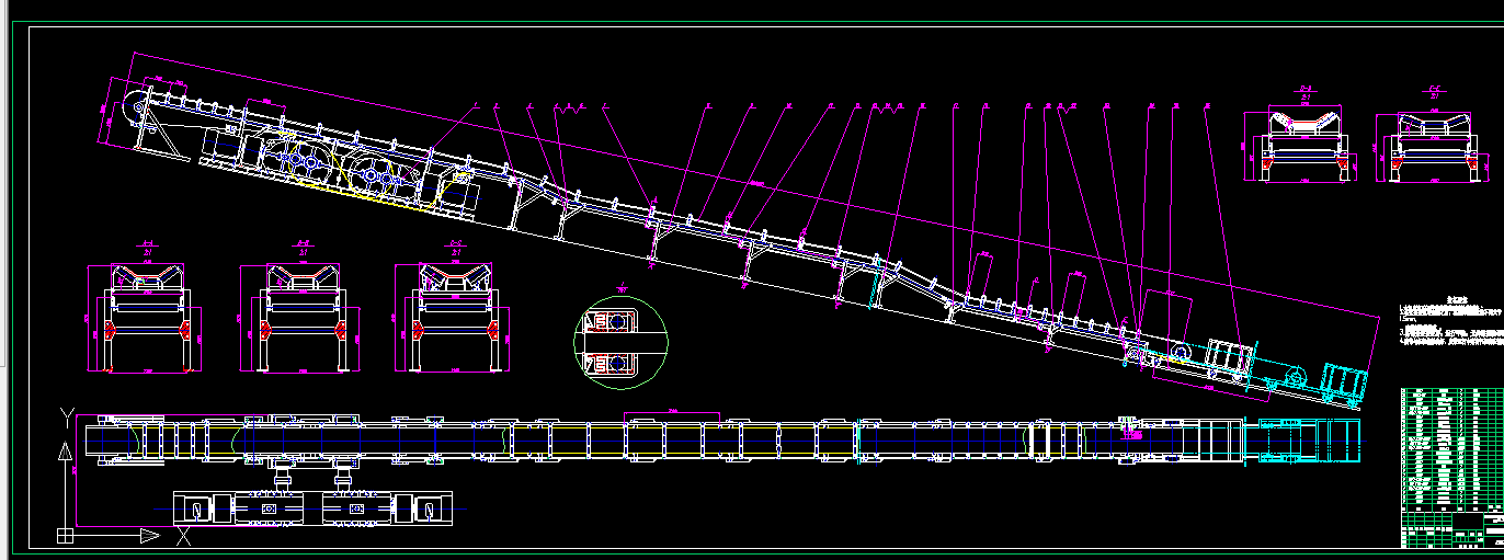 F020-DX型钢丝绳芯式带式输送机设计
