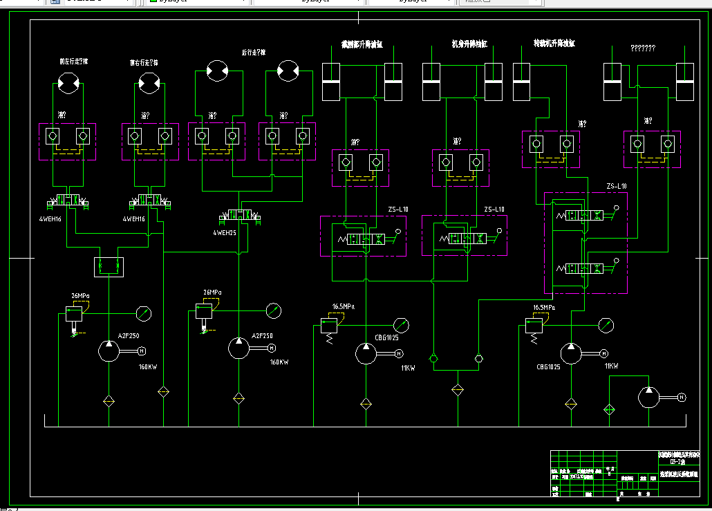 F025-LMXC-Ⅰ型露天选采机液压系统设计