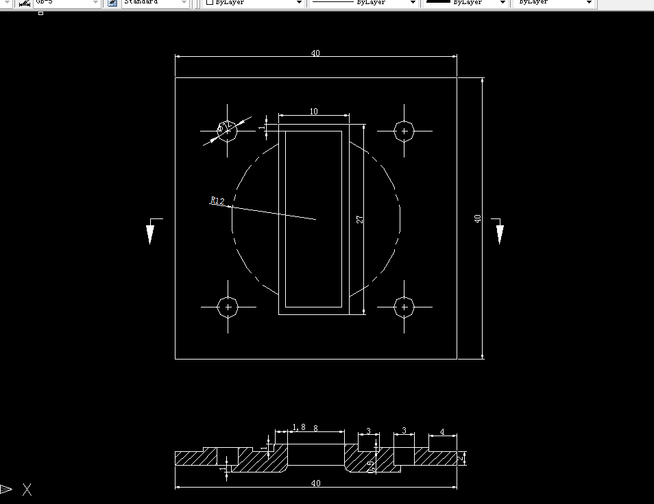 F048-仪器连接板的双型腔注射模设计