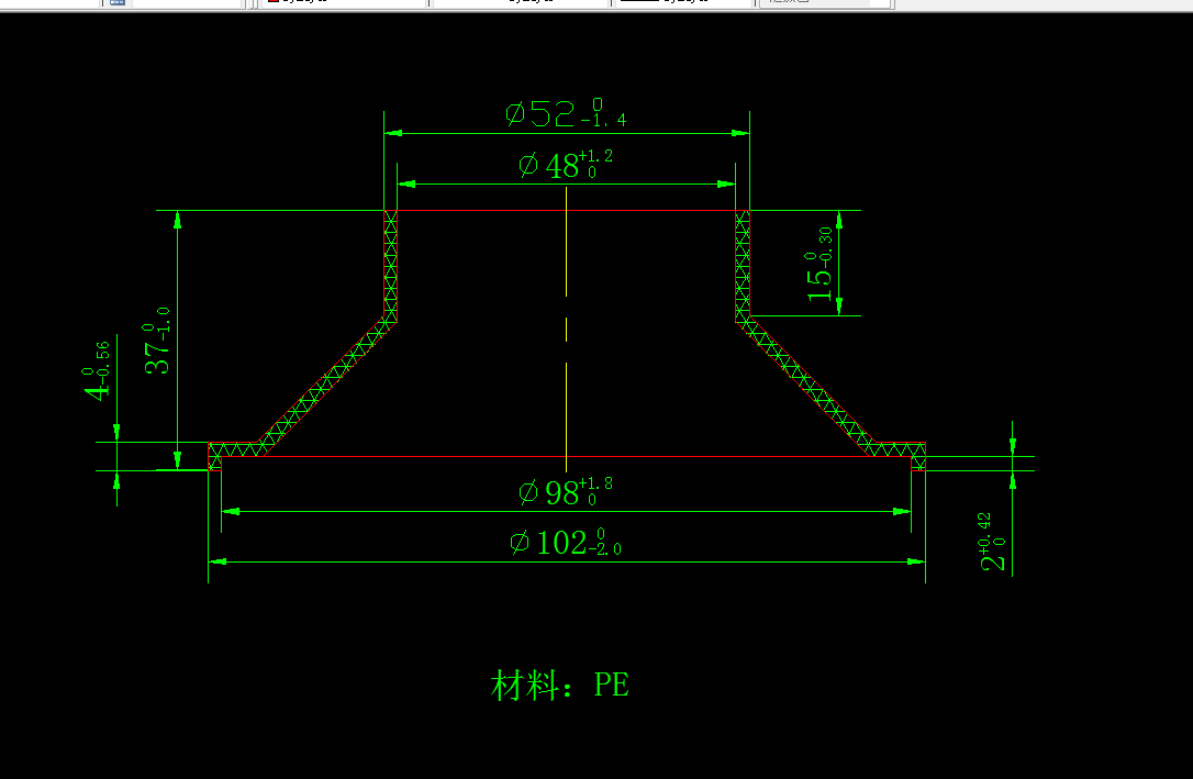 F054-横排地漏封水筒注塑模设计