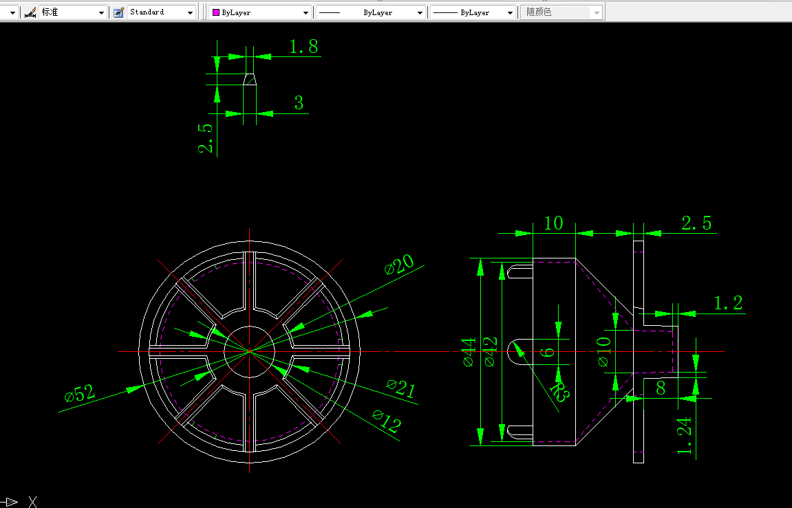 F077-浮盖塑件的注塑工艺及模具设计