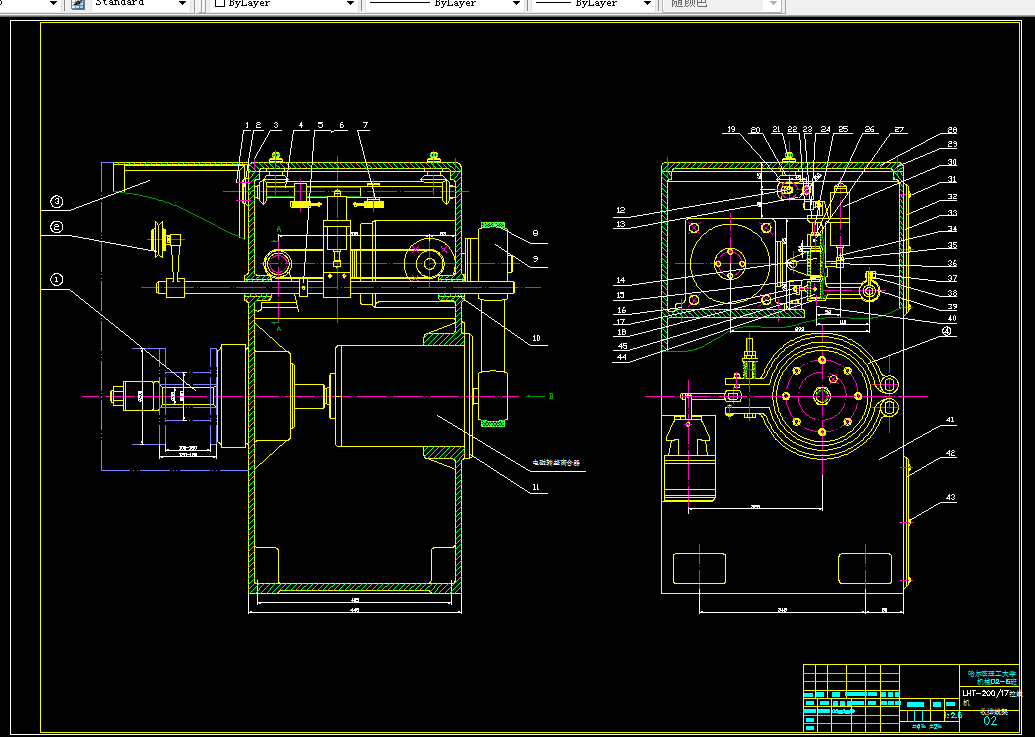 F080-LHT-20017 型单头拉线机设计