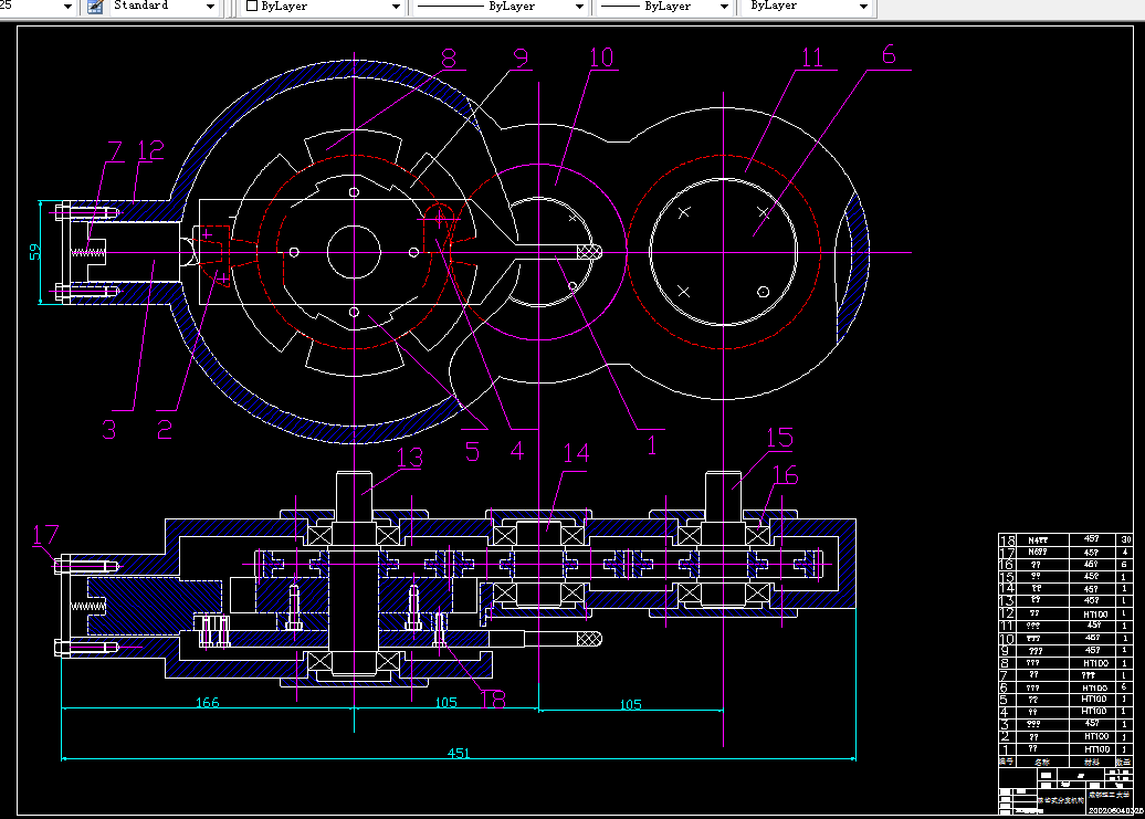 F143-立木地板加工机床-成型机分度机构