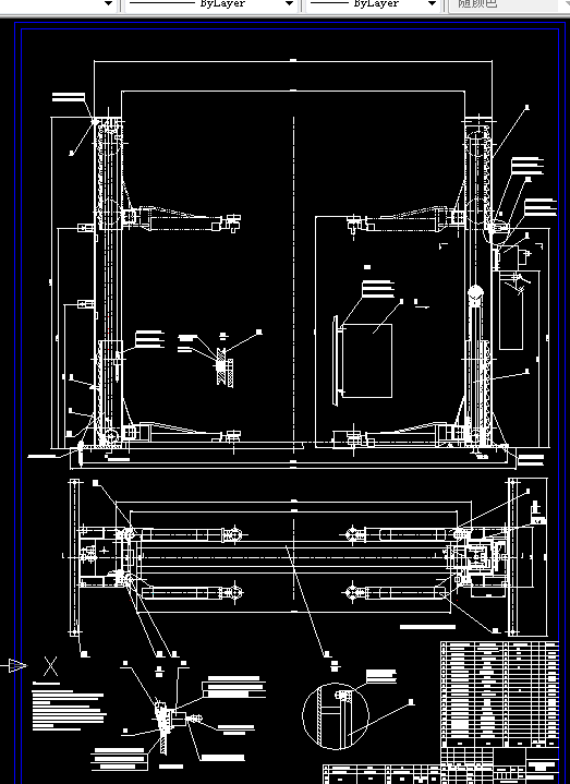 F149-普通式双柱汽车举升机设计