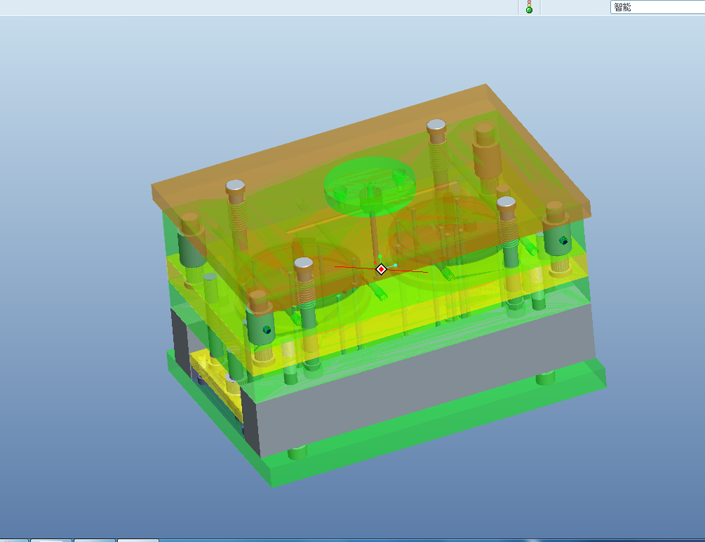 F210-光盘盒底盒注塑模具设计与制造[含Proe三维图]