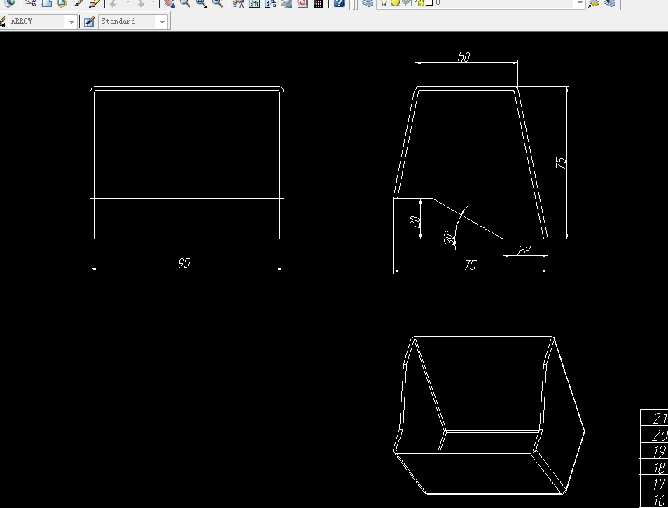 F216-摩托车尾灯罩注塑模具设计