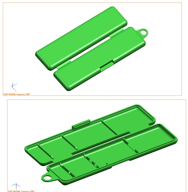 F218-条形盒体塑件造型及其注射模具设计