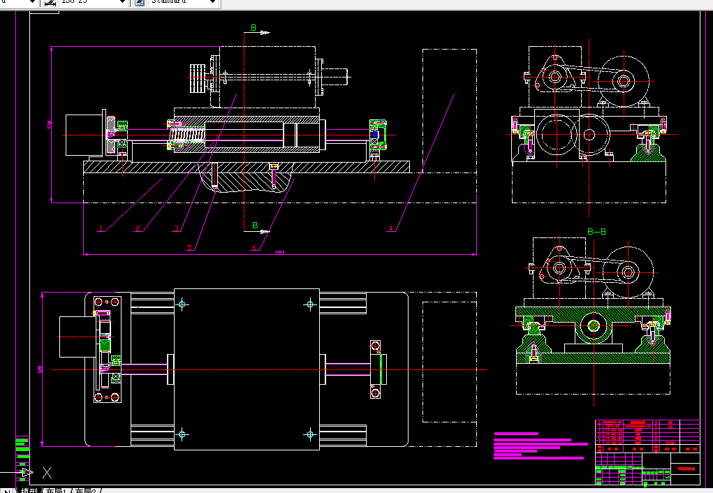 F495-专用铣床进给系统设计