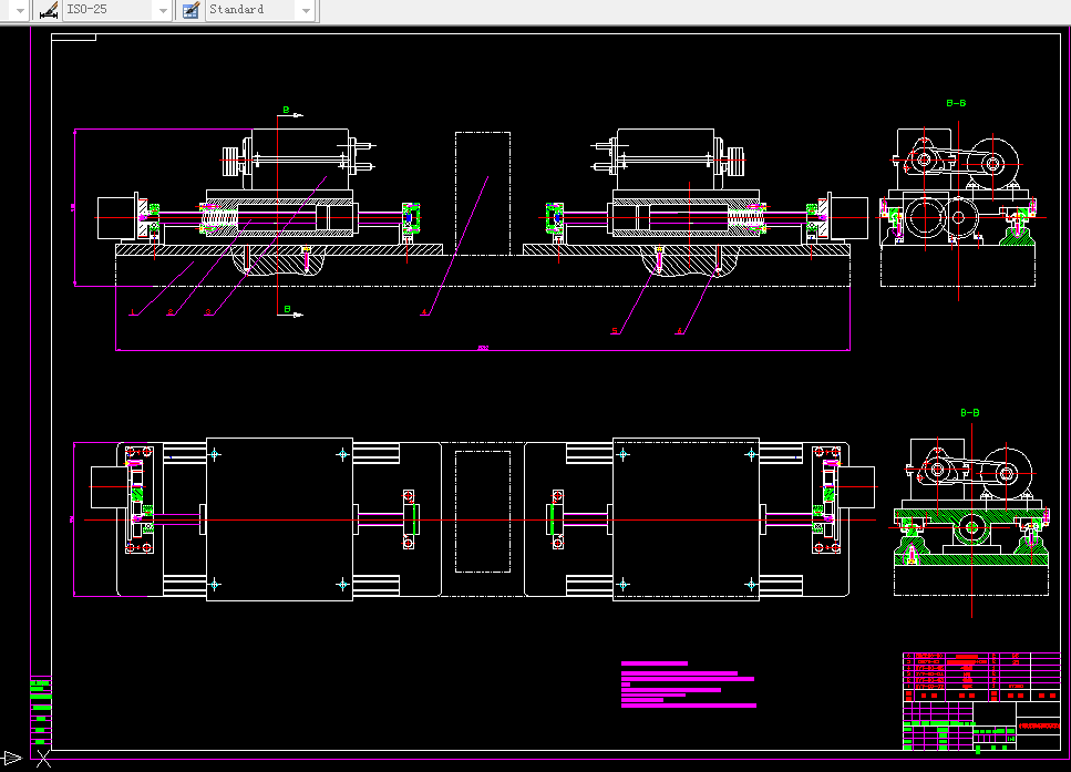 F496-专用钻床进给系统及底座设计