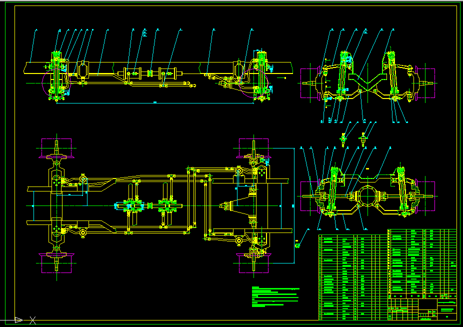 T729-普通轻型轿车扭转梁后液压悬架及控制设计