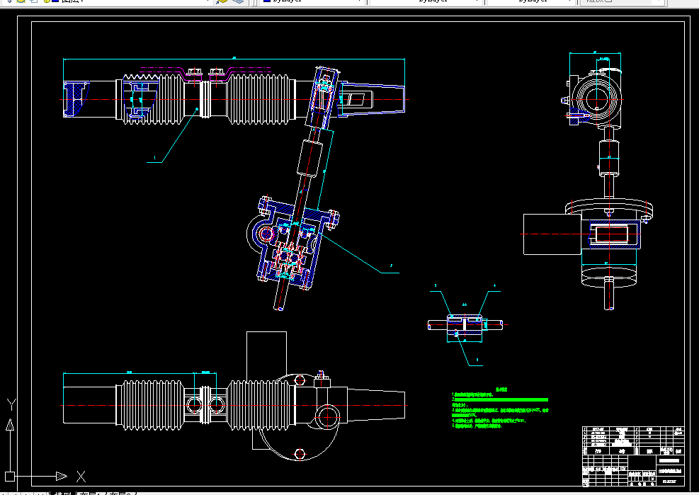 T784-轿车前轮主动转向系统机械结构设计