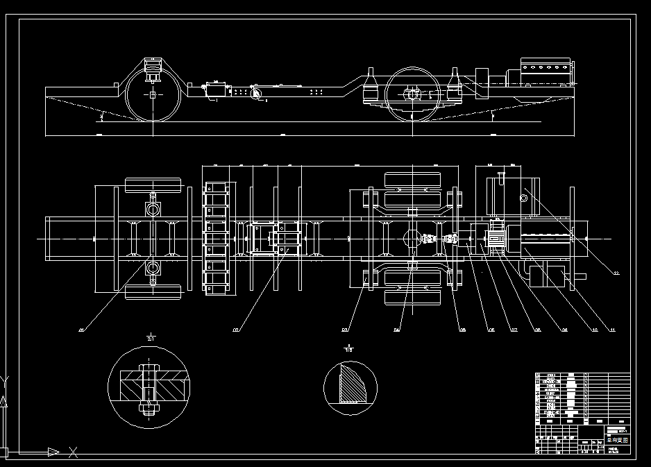 T849-RL6100混合动力城市客车总布置设计