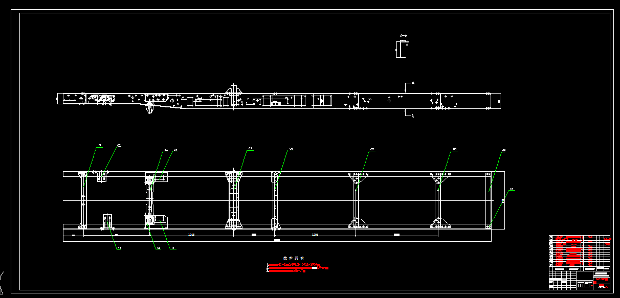 T886-中型载货汽车车架有限元静力学分析