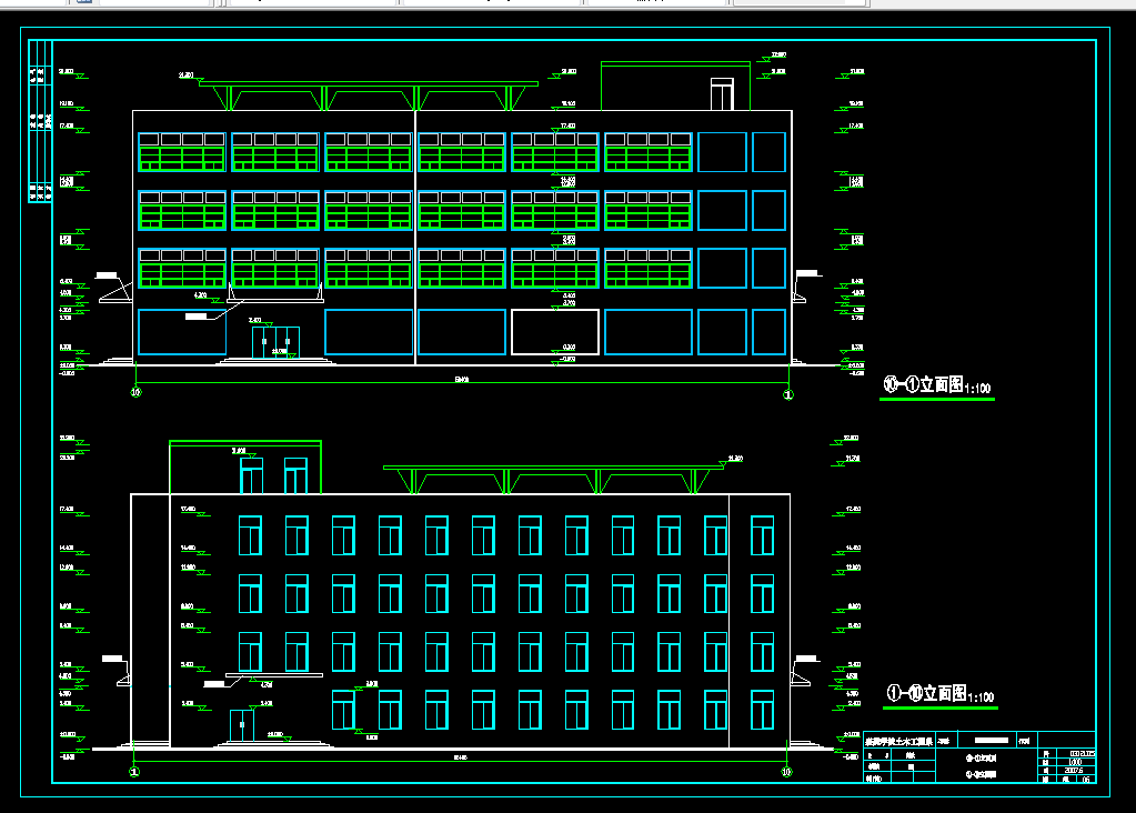 U003-某小区四层框架综合超市设计7000平米