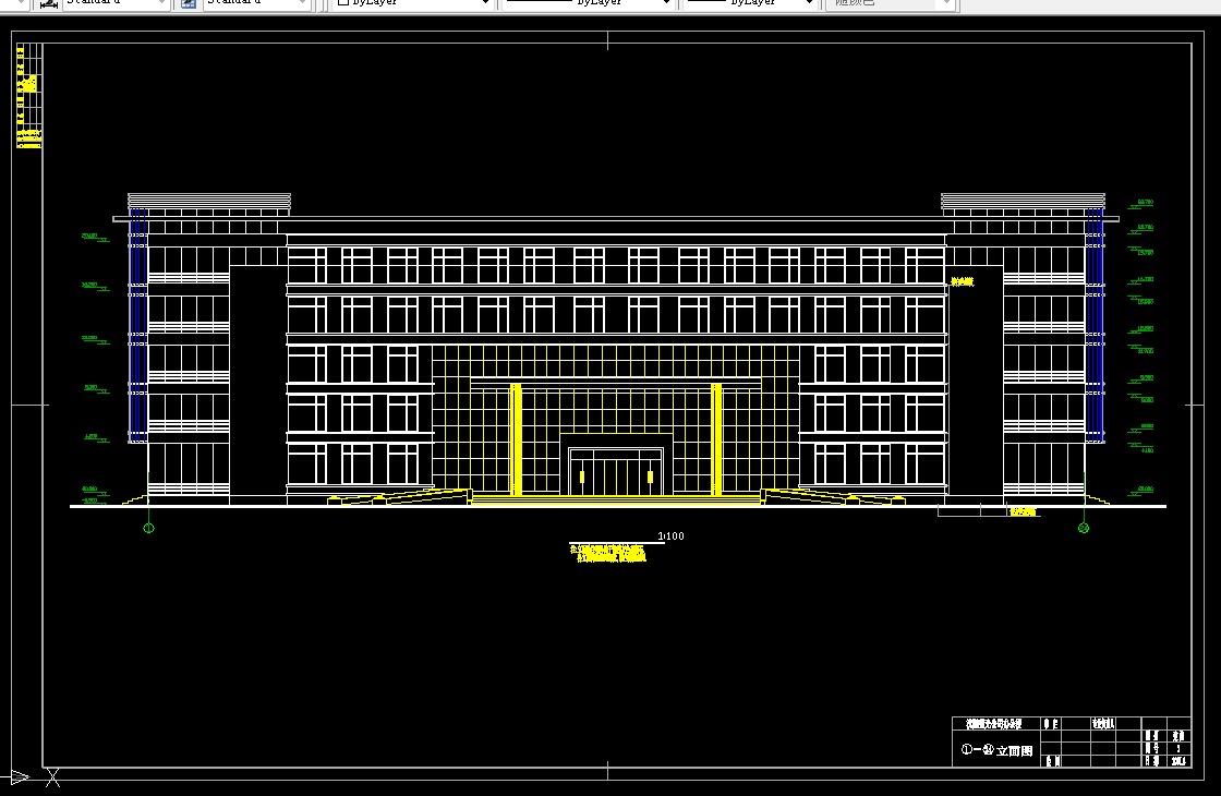 U021-沈阳市某五层框架办公楼设计5300平米