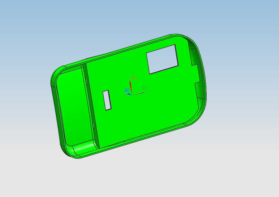 U100-掌上电脑电池后盖注塑模设计
