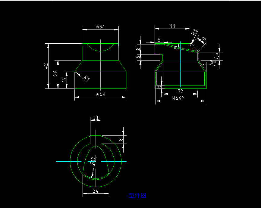 U113-摩丝喷嘴的注塑模设计
