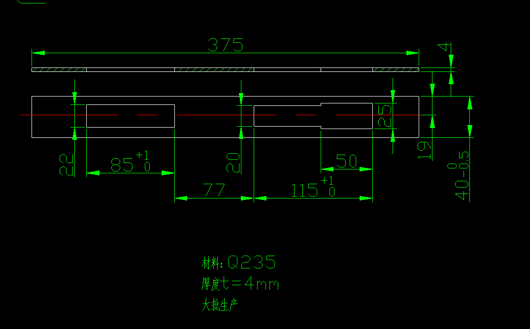 U123-汽车车门垫板的冲裁模具设计-长375