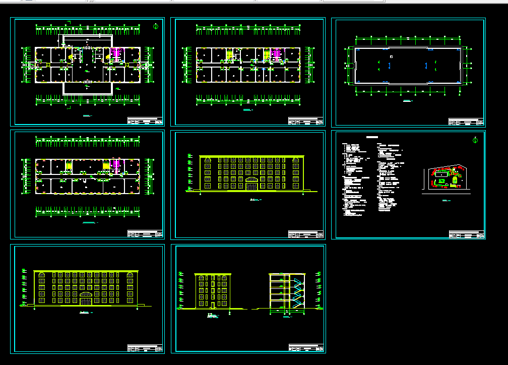 U184-江苏省徐州市某五层商务办公楼设计4500平米