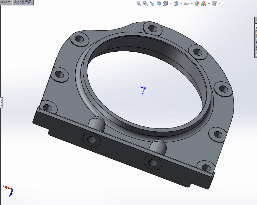 V064-内燃机后油封盖机械加工工艺规程设计及系列夹具设计-三套夹具【含SW三维图】