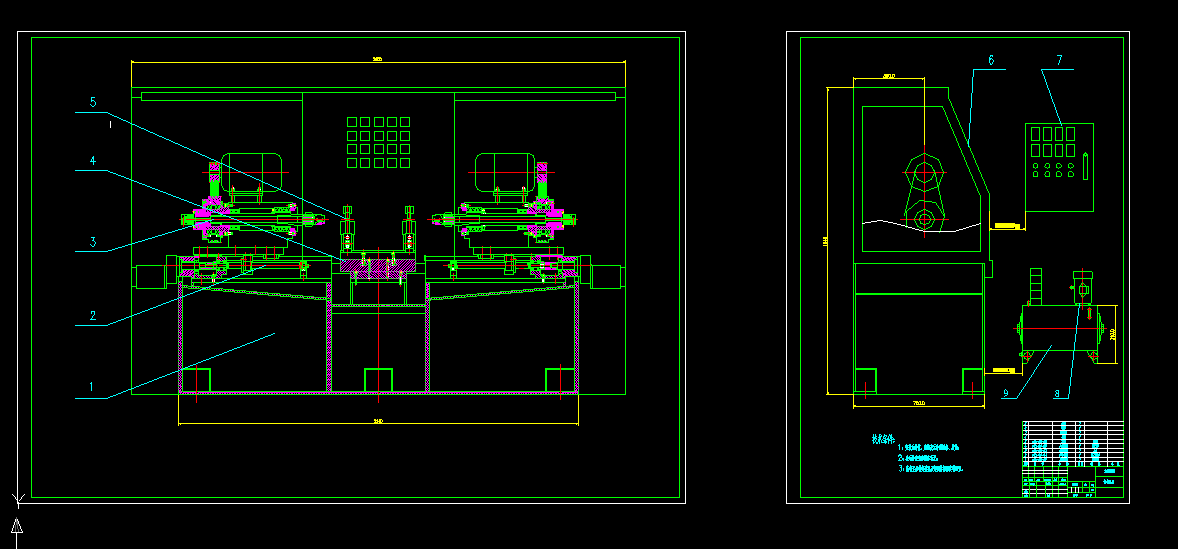 V070-双头钻扩铰专机设计—专机总体设计，主轴箱设计