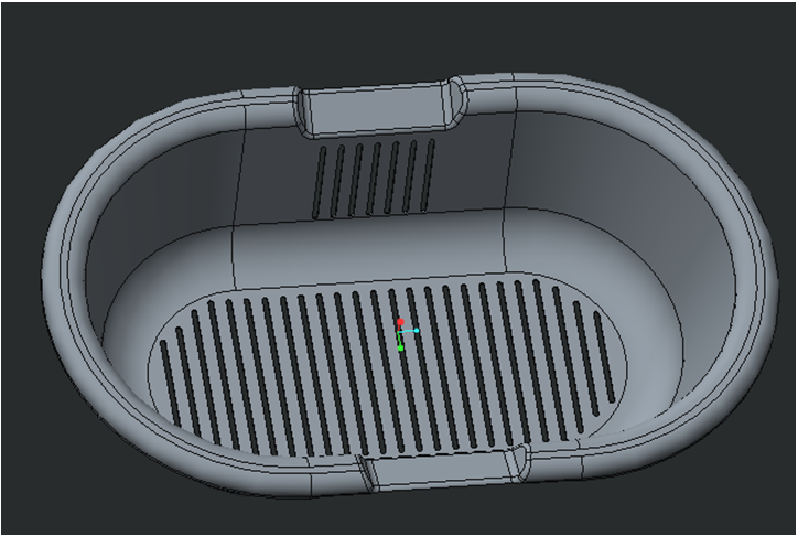 V102-基于ProE的水果篮注塑模具设计[含Proe三维图]